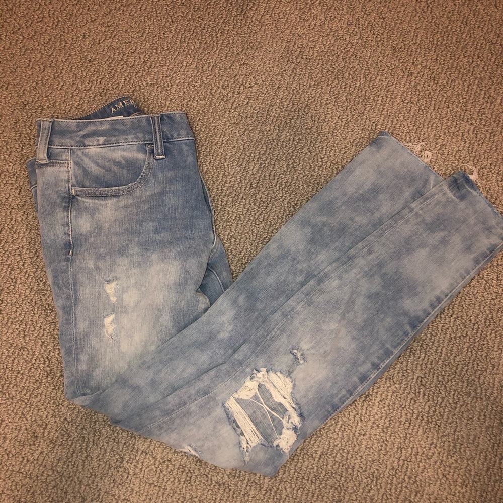 American eagle jeggings lighwash